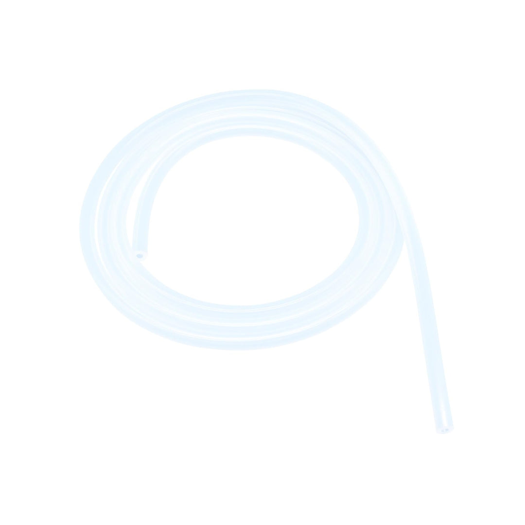 Silikonschlauch,Länge 1,5 Meter,8mm ID x 12mm OD Flexibler Transparenter Lebensmittelechter Schlauch