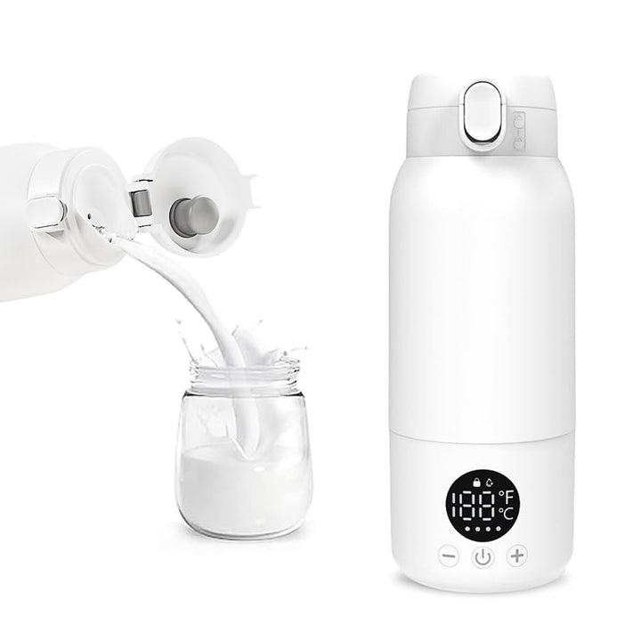 500ML Tragbarer Flaschenwärmer Baby, Flaschenwärmer Baby Unterwegs, Flaschenwärmer Schnelle Erwärmun