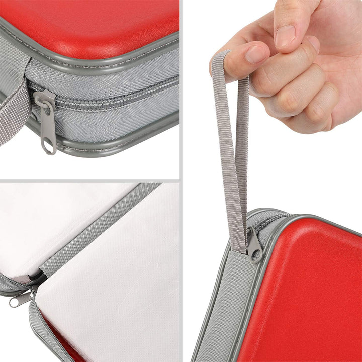 alavisxf xx CD Tasche, 96 CD/DVD Tasche Hartplastik CD Taschen Aufbewahrung Schutzhülle DVD Lagerung