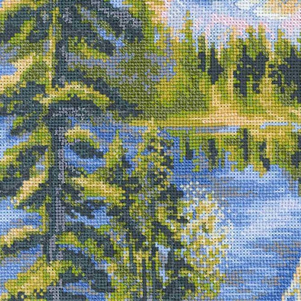 Riolis Kreuzstich-Set Freien Fall Kreuzstich-kit19.75-inch X 15.75-inch 14 Count, Acryl, Mehrfarbig