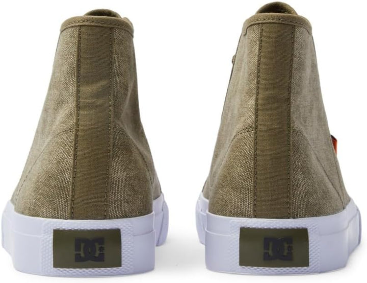 DC Shoes Herren Manual Hi Txse Sneaker, Washed Olive
