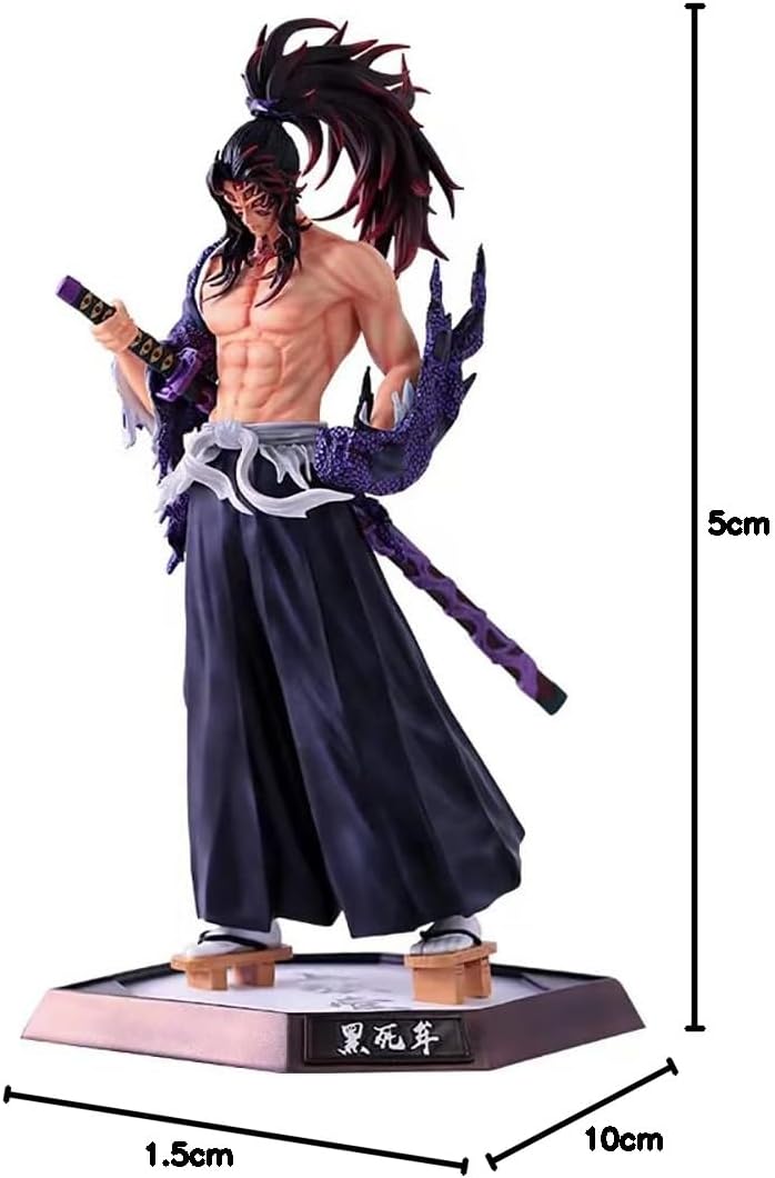 XESAGSNV Dekostatue of Demon Slayer, Geschenk für Anime Lovers (Kokushibou), Kokushibou