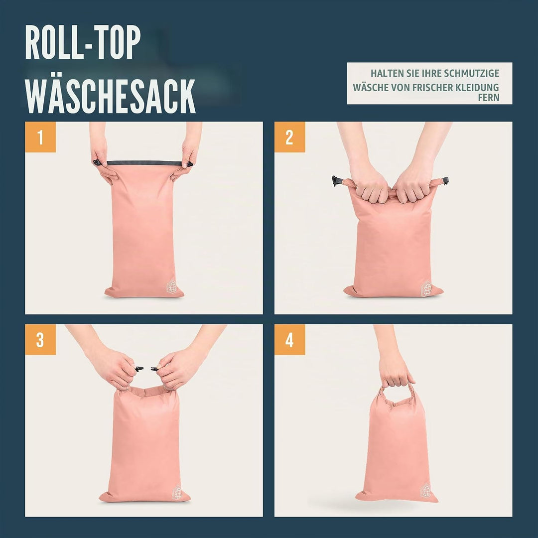 Kompressions-Packwürfel-Set für Reisen – leichter, robuster Kleidung-Organizer für Handgepäck und Ko