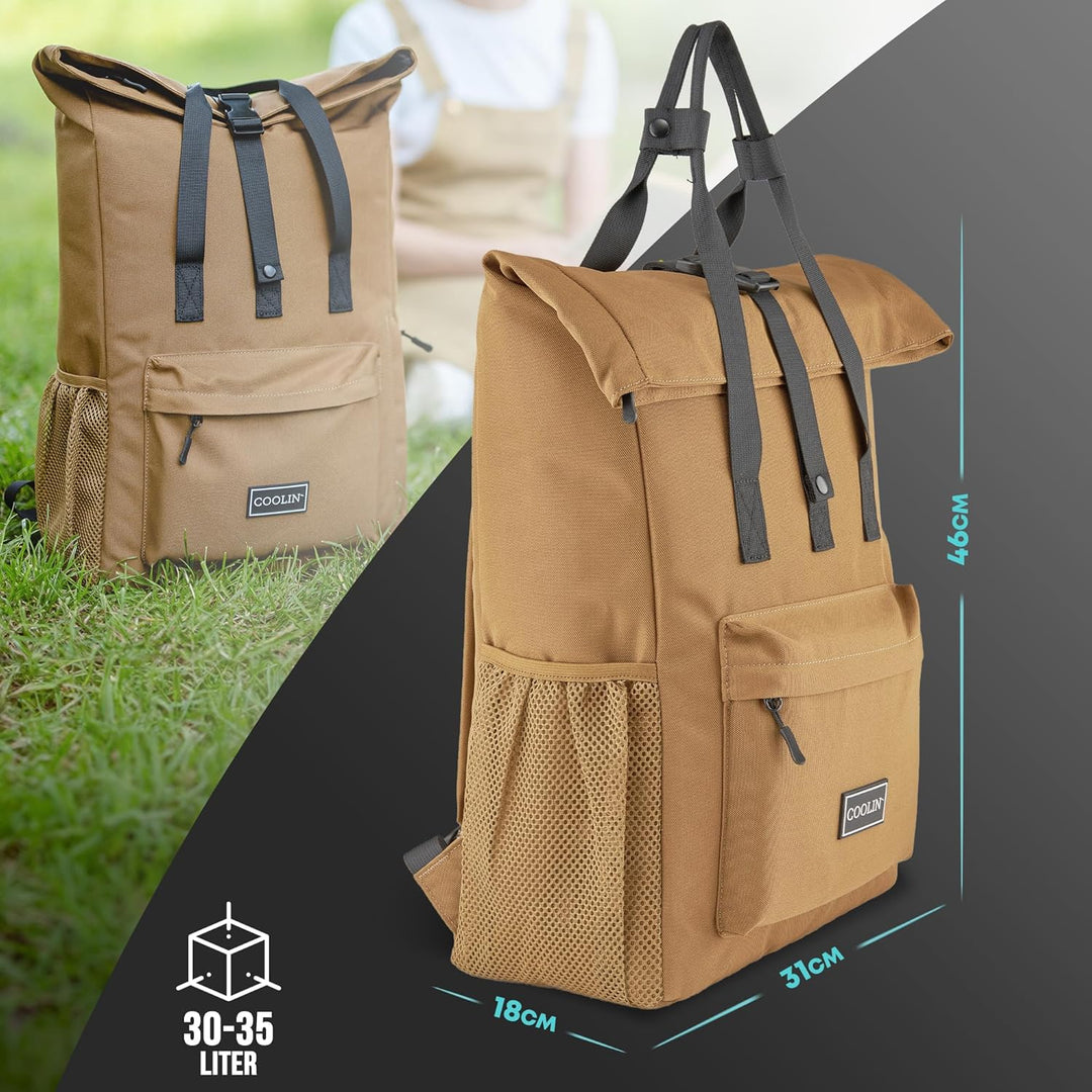 Coolin' Kühlrucksack 30L | Rucksack mit Kühlfach für Bier, Picknick, Getränke & Co | Kühltasche als