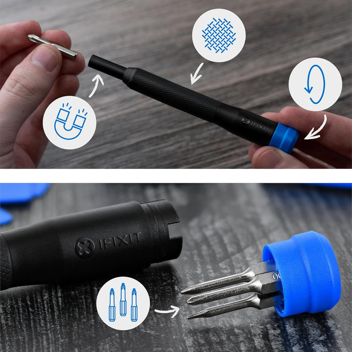 iFixit Pro Tech Go Toolkit (Schwarze Ausgabe) – Das mobile Reparaturset für Elektronik, Schwarz