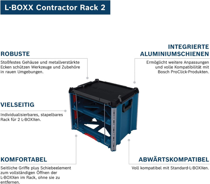 Bosch Professional L-BOXX Contractor Rack 2, L-BOXX Contractor Rack 2