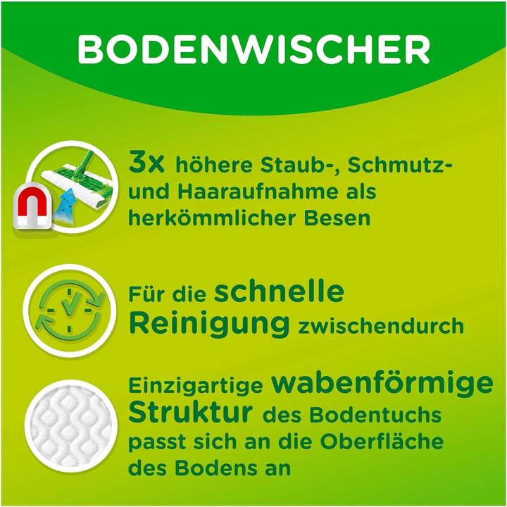 Swiffer Trocken Wischtücher Nachfüllpackung 6x36er