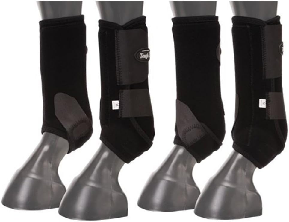 Tough 1 Sportstiefel-Set, belüftet Draft Schwarz, Draft Schwarz