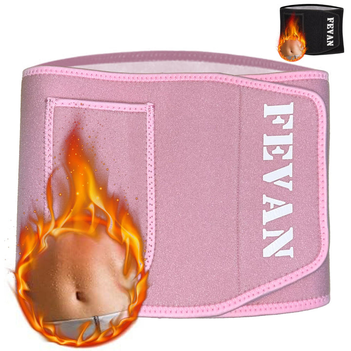 FEVAN Schlankheitsgürtel für Herren, aus Neopren, Schlankheitsgürtel für Damen und Herren, Bauchwegg
