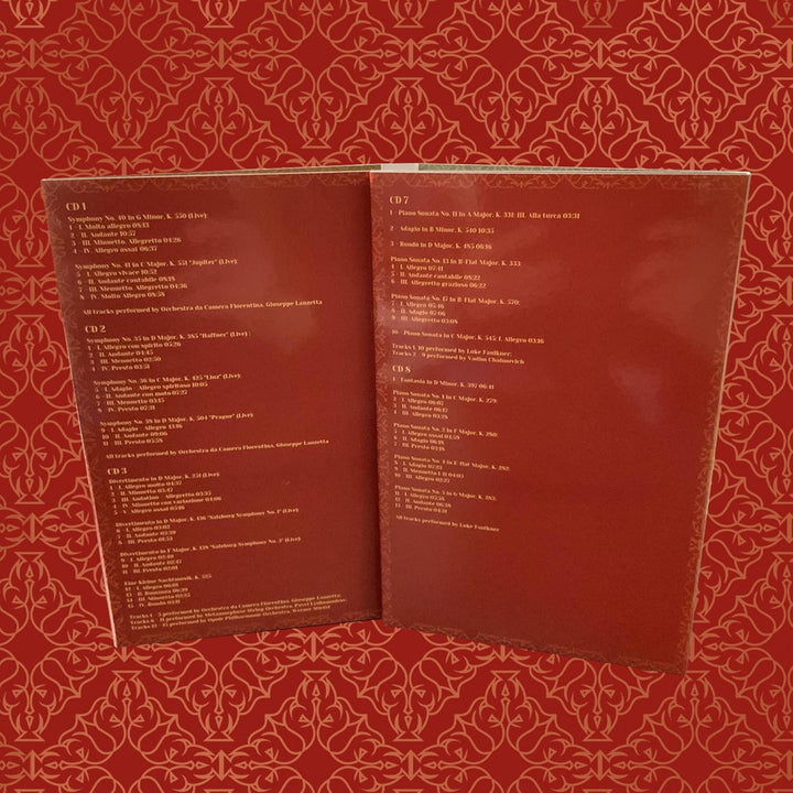 10 CD Mozart - Wolfgang Amadeus Mozart - Sinfonie, Piano Sonate, Piano Concerto, Audio-CD