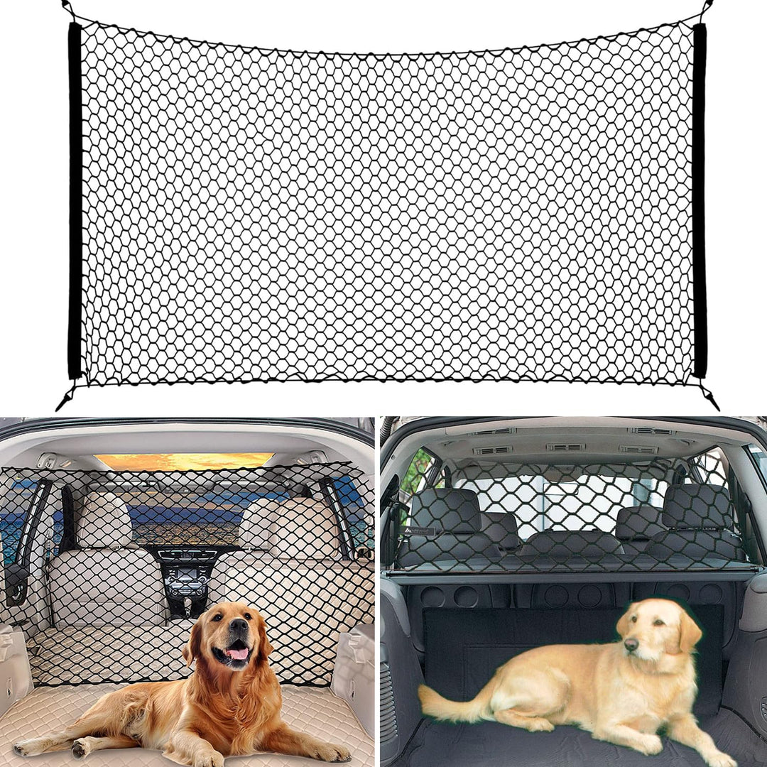 bangminda Trennnetz für den Kofferraum von Haustieren Schutzgitter Auto Barriere Trennnetz Hundegitt