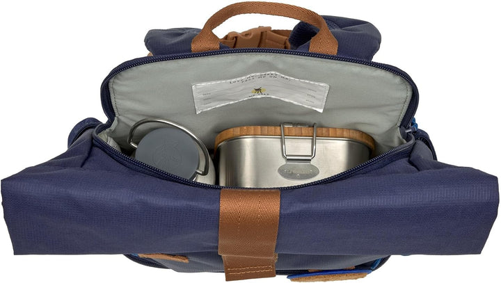 LÄSSIG Kindergartenrucksack Kinderrucksack Rolltop mit Brustgurt wasserabweisend, 11 Liter/Mini Roll