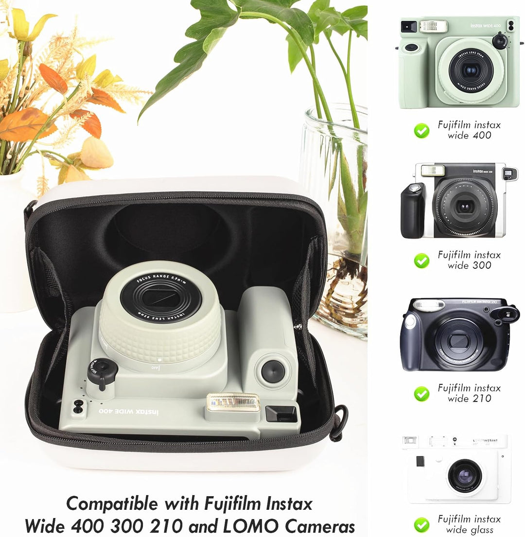 Kamera Tasche und Zubehörset Kompatibel mit Fujifilm Instax Wide 400, für Instax Wide 400/210/300, L