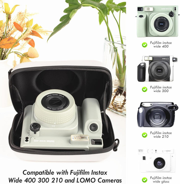 Kamera Tasche und Zubehörset Kompatibel mit Fujifilm Instax Wide 400, für Instax Wide 400/210/300, L
