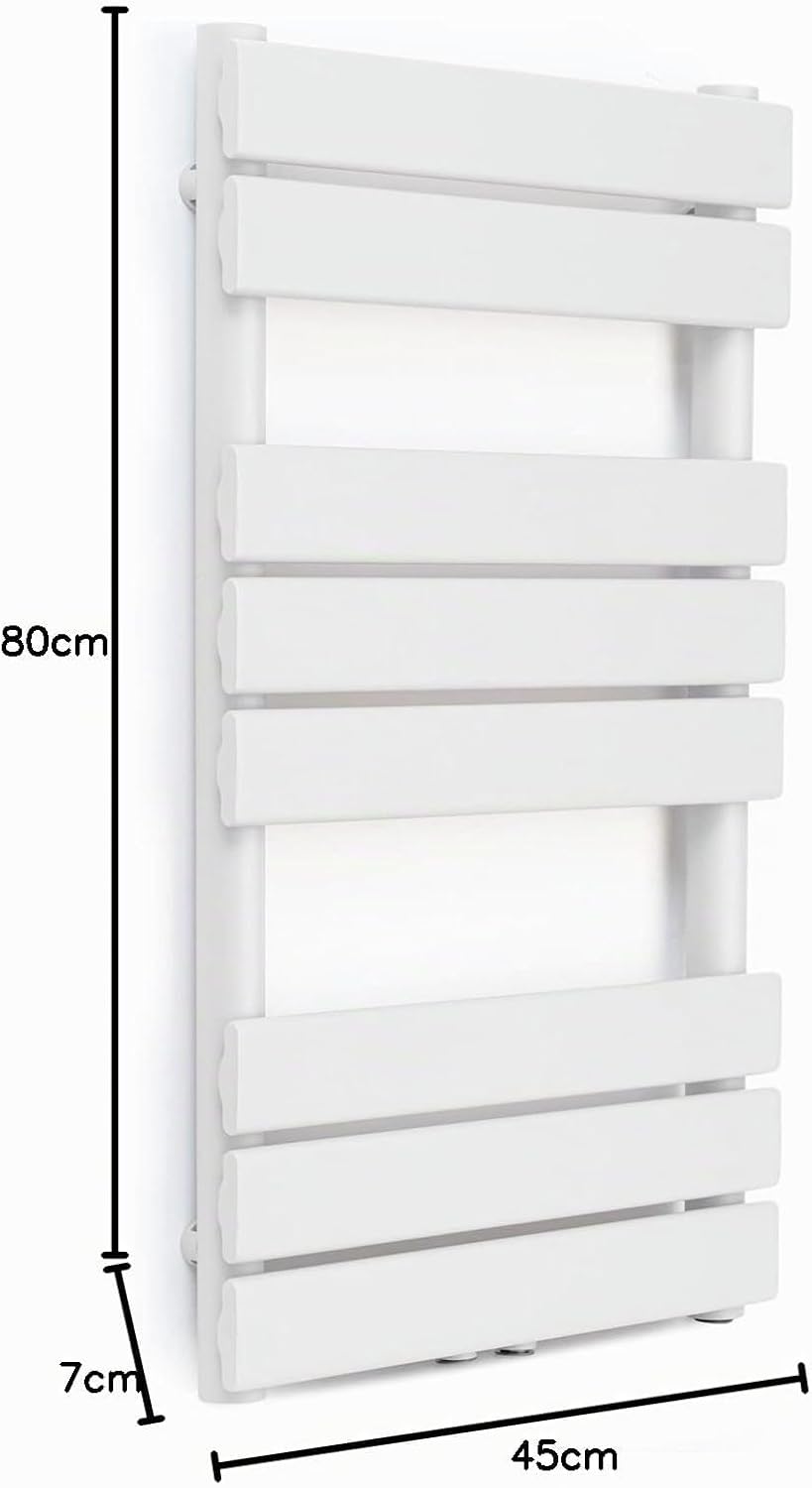 Blumfeldt Badheizkörper, Design Heizkörper Flach, Sparsamer Flachheizkörper Vertikal, Wand-Röhrenhei