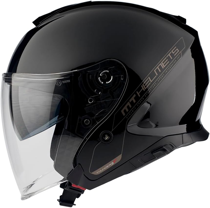 MT HELMETS THUNDER 3 SV JET SOLID A1 GLOSS BLACK XL