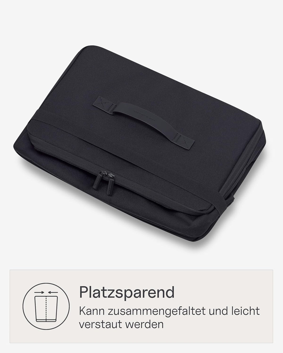 Kapten & Son Vaasa Cooling Inlay Large Schwarz | 25L Thermotasche aus recyceltem PET für Shopping Ba