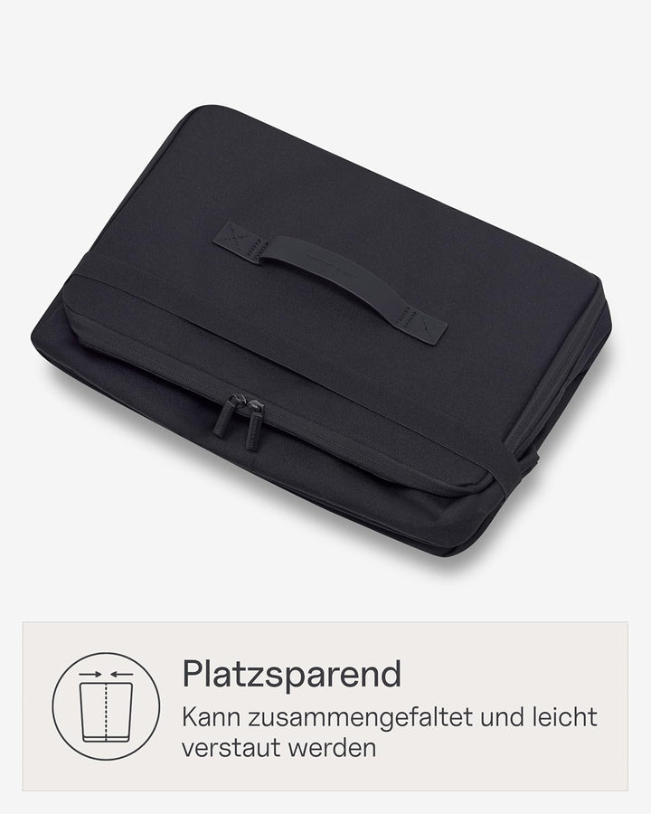 Kapten & Son Vaasa Cooling Inlay Large Schwarz | 25L Thermotasche aus recyceltem PET für Shopping Ba
