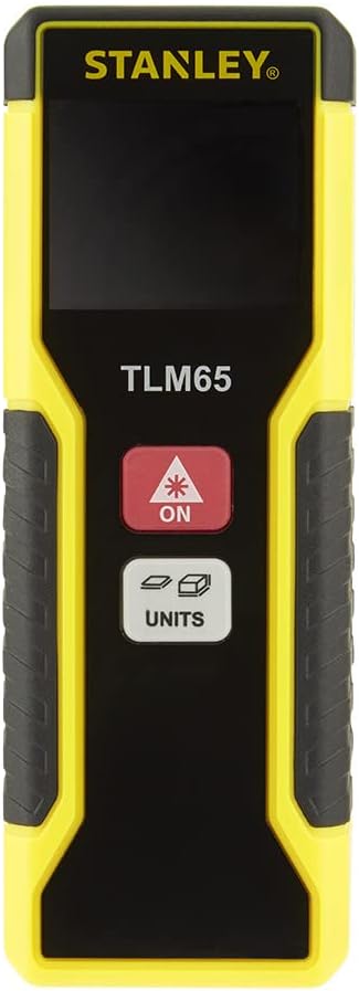 Stanley Laser-Entfernungsmesser TLM65, 20 m Reichweite, Ein-Knopf-Bedienung, automatische Abschaltun