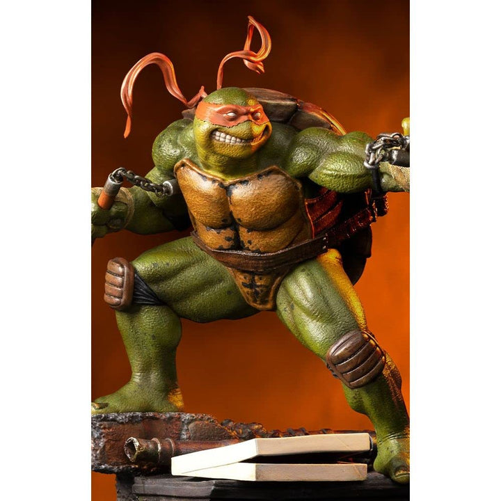 Iron Studio TMNT Michelangelo Statuette ArtScale BDS 1/10, 26 cm Standard, Standard