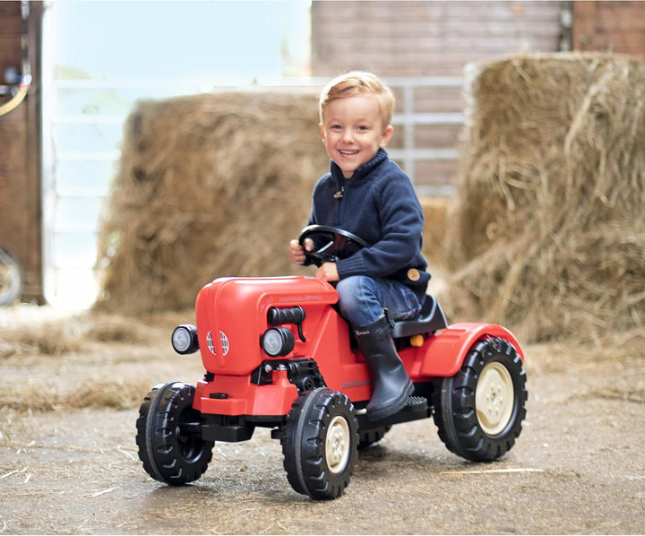 BIG - Porsche Diesel Junior - Kindertrettraktoren, Spielfahrzeug mit Präzisionskettenantrieb, verste