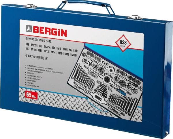 Bergin Gewindeschneid-Satz 65t.M+MF2-20+G BSP