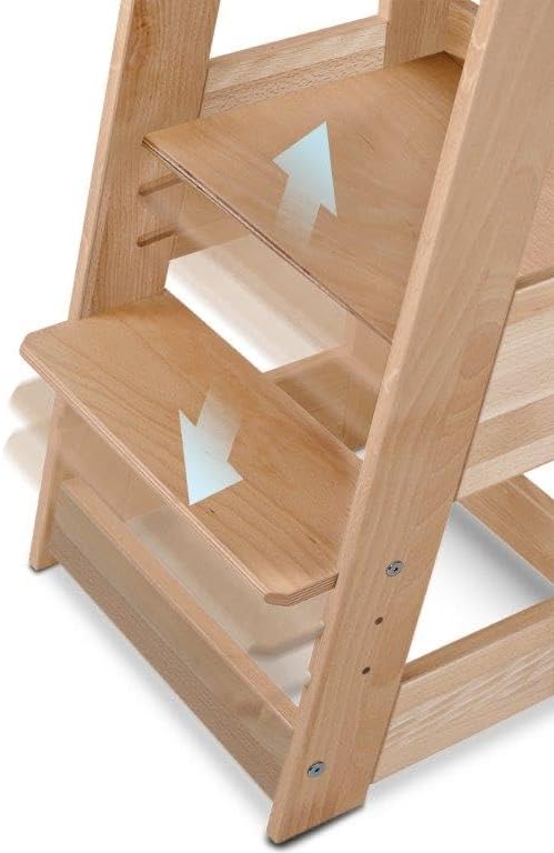 TiSsi® Lernturm Felix Geschwisterlernturm, Zwillingslernturm, Kindertritt, Holz