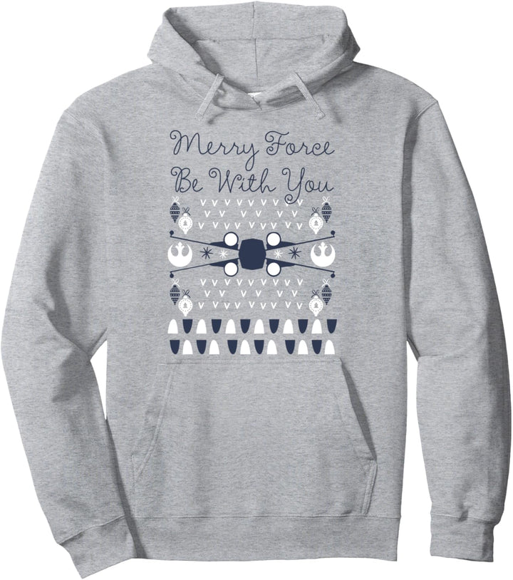 Star Wars X-Wing Ugly Christmas Pullover Hoodie