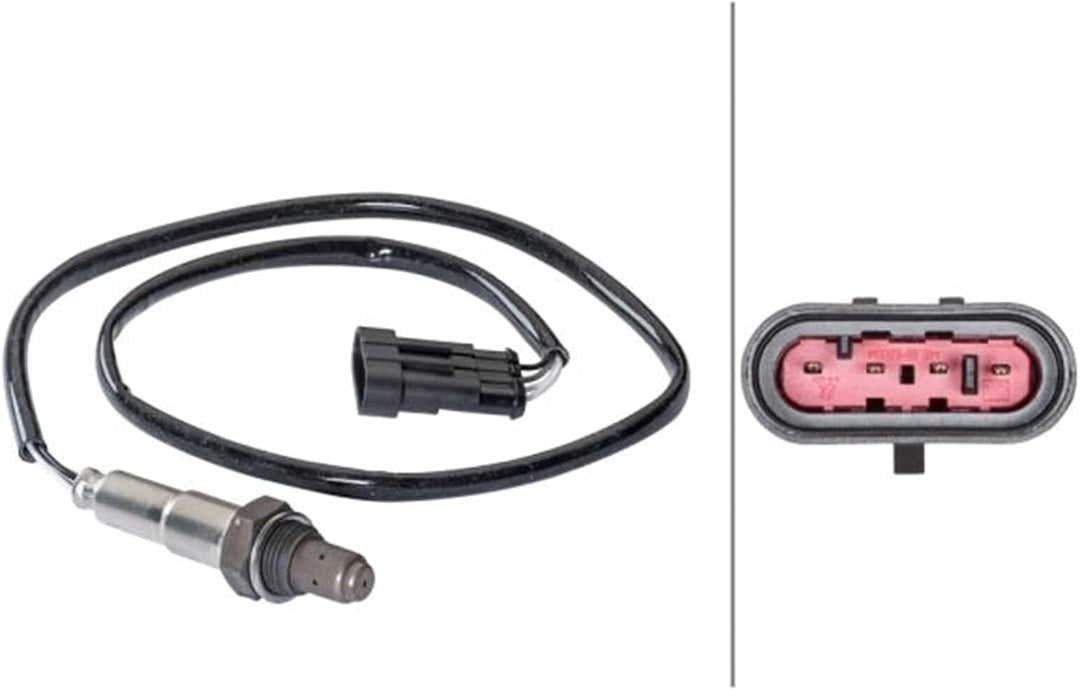 HELLA 6PA 358 066-971 Lambdasonde - 4-polig - Kabel: 710mm