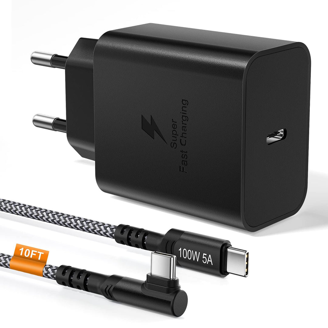 45W Samsung Ladegerät mit 3M USB C Kabel, USB C Netzteil Schnellladegerät USB C Ladegerät,für Samsun
