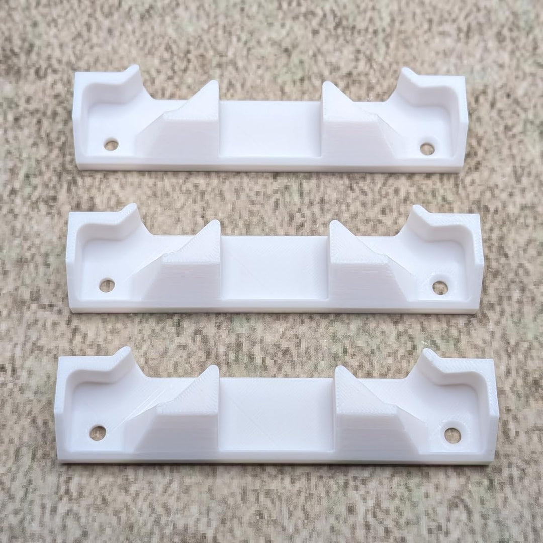 Ersatz Schliessblech 3-er Set Weiss Verschluss Dachfenster verstärkt kompatibel mit Velux 025116 T-G