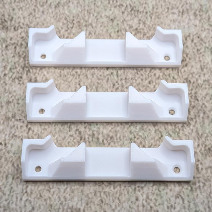 Ersatz Schliessblech 3-er Set Weiss Verschluss Dachfenster verstärkt kompatibel mit Velux 025116 T-G