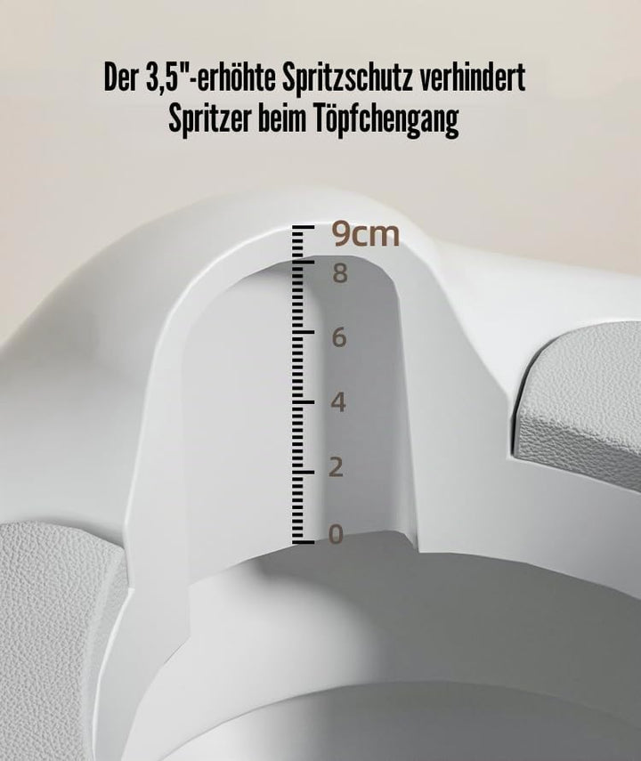 PandaEar Toilettensitz für Babys und Kleinkinder, mit Griffen, für Jungen und Mädchen, mit Griffen,