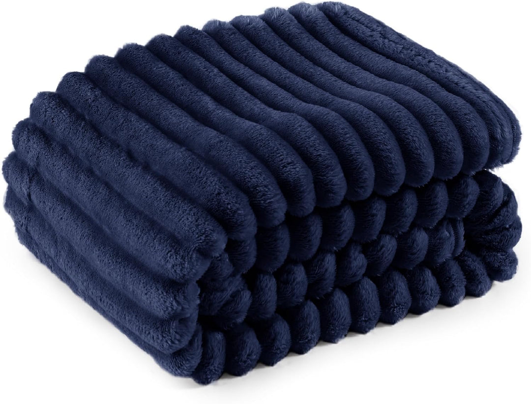 BEDSURE Kuscheldecke Flauschig Decke Fleecedecke – Weiche Warme Grobe Korddecke Gemütlicher Überwurf