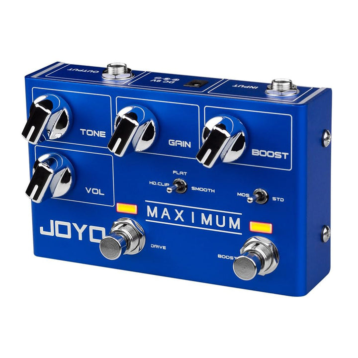 JOYO Overdrive Pedals R-Serie Zweikanal-Pedal, sauberer und wilder Overdrive-Effekt für E-Gitarre (m