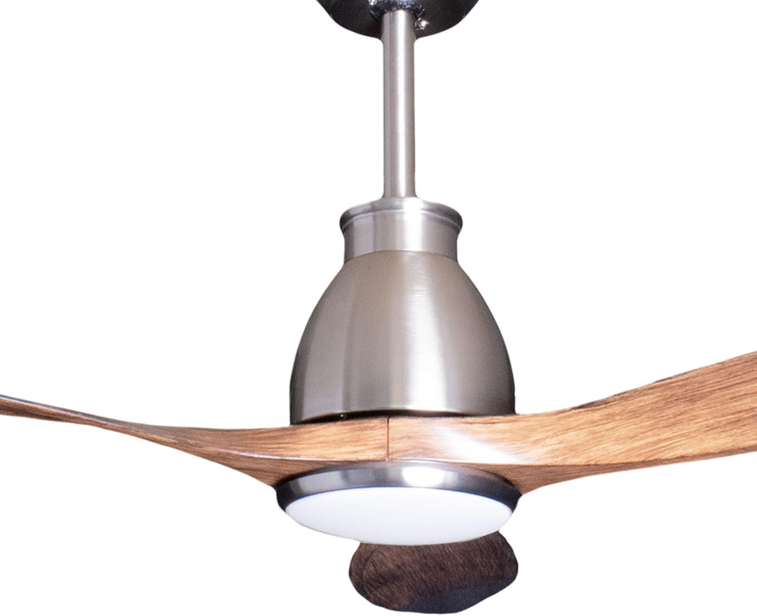 Eclipse Deckenventilator mit Beleuchtung, Leise mit 6 Windstufen, App und Fernbedienung, Sommer und