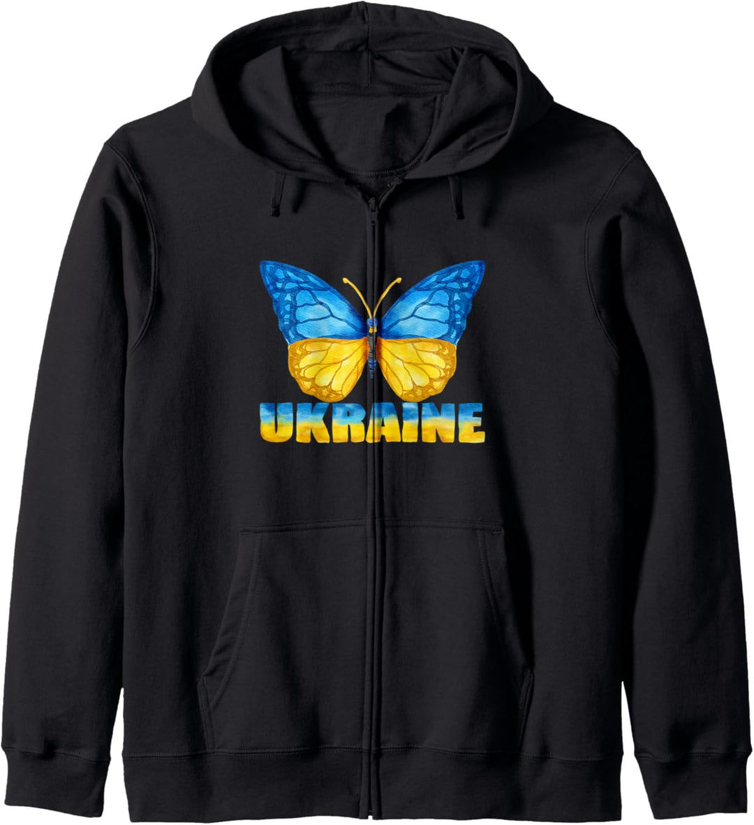 ukraine butterfly Kapuzenjacke