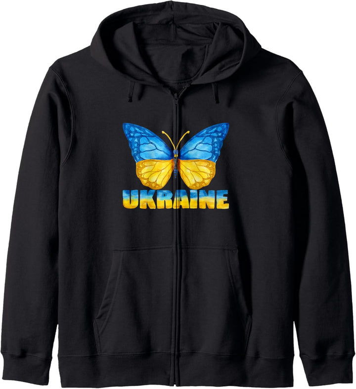 ukraine butterfly Kapuzenjacke