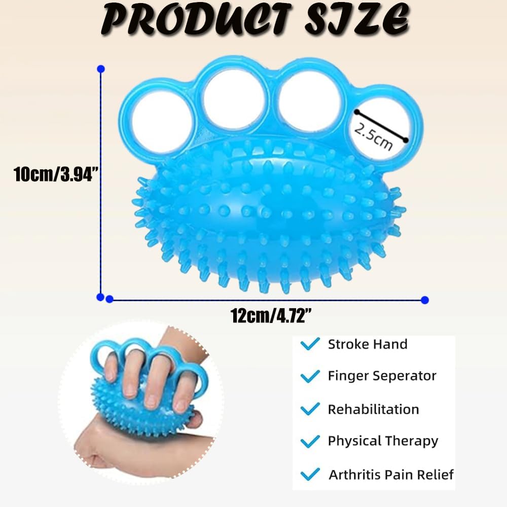Fingertrainer Handtrainer Ball Set, 11 Stück Handtrainer Fingertrainer Ball Weich mit 3 Stärken für