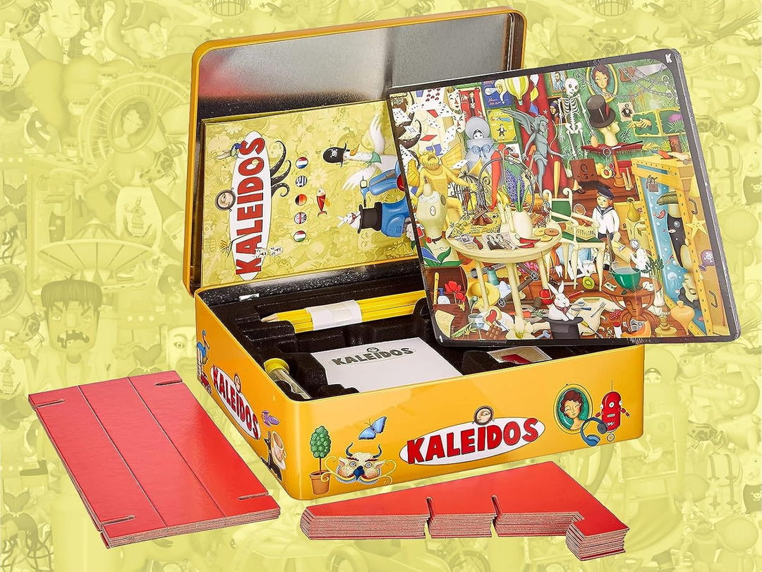 KALEIDOSGAMES Kaleidos - Das Spiel der verborgenen Bilder - Metallbox