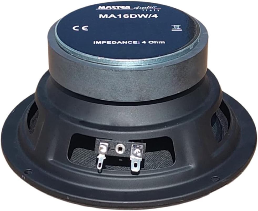MASTER AUDIO 1 MA16DW/4 MA 16DW/4 Profi-tieftöner 16,5 cm 165 mm 6,5" 150 watt rms und 300 watt max