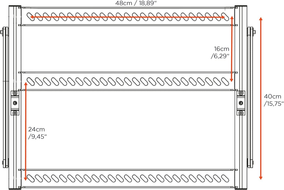 celexon elektrischer Beamer-Deckenlift PL400 HC Plus | Hub max. 54cm ausfahrbar | höhenverstellbare