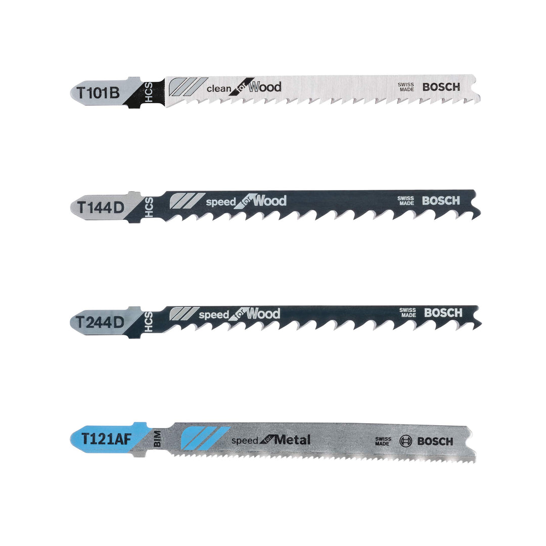 Bosch Professional 40tlg. Stichsägeblatt-Set Wood and Metal (für Holz und Metall, Zubehör für Stichs