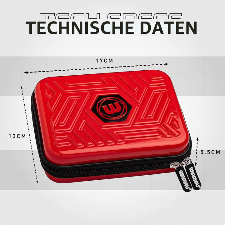 WINMAU Armor G2 Red Dart Case Rot G2, Rot G2