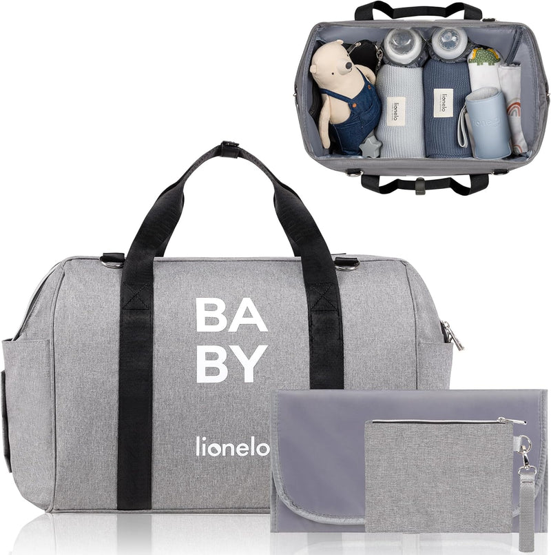 LIONELO Ida Kinderwagentasche, 2 interne Thermo-Taschen für Flaschen, Tasche für Feuchttücher, Wicke