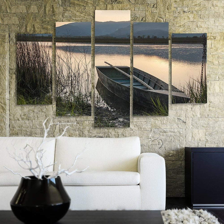 Feeby. Leinwandbild - 5 Teile - Bilder, Wand Bild, Wandbilder, Kunstdruck XXL, 5-Teilig, Typ A, 100x