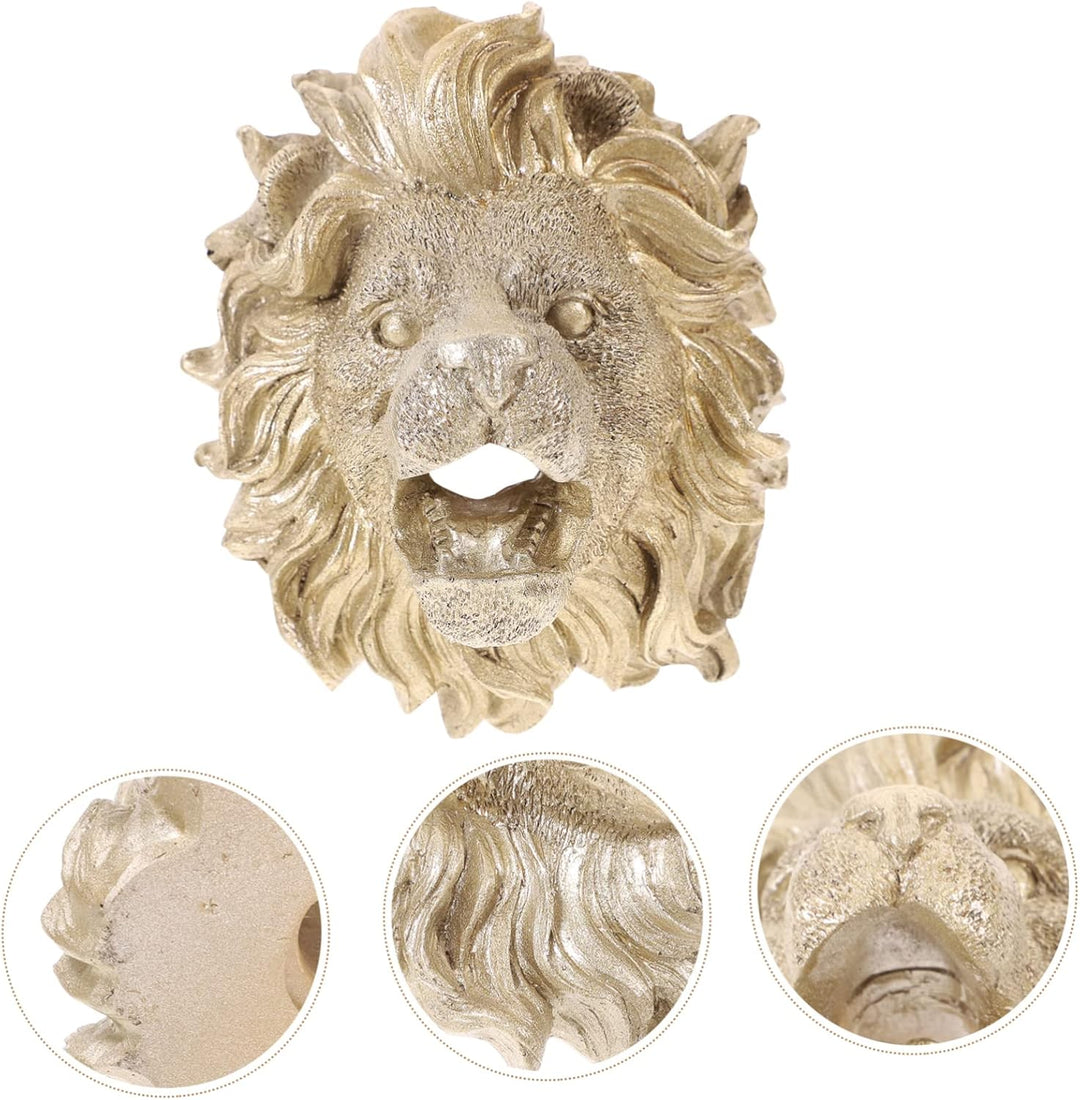 Happyyami Lion Wandbrunnen Sprinklerkopf Hochrealistische Wasserfontäne Für Garten Und Teich Für Inn