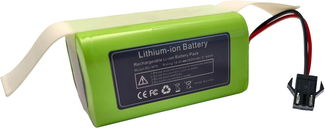 14.4V 2600mAh Ersatz Akku für Ecovacs Deebot N79 N79S DN622, für Tesvor X500 S4 S6, für Eufy RoboVac