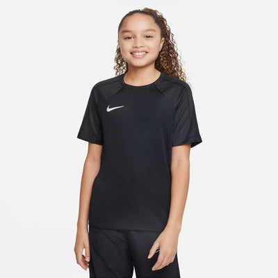Nike Unisex Y Nk Df Strke Iii JSY Ss T-Shirt XS Black/Black/Black/White, XS Black/Black/Black/White