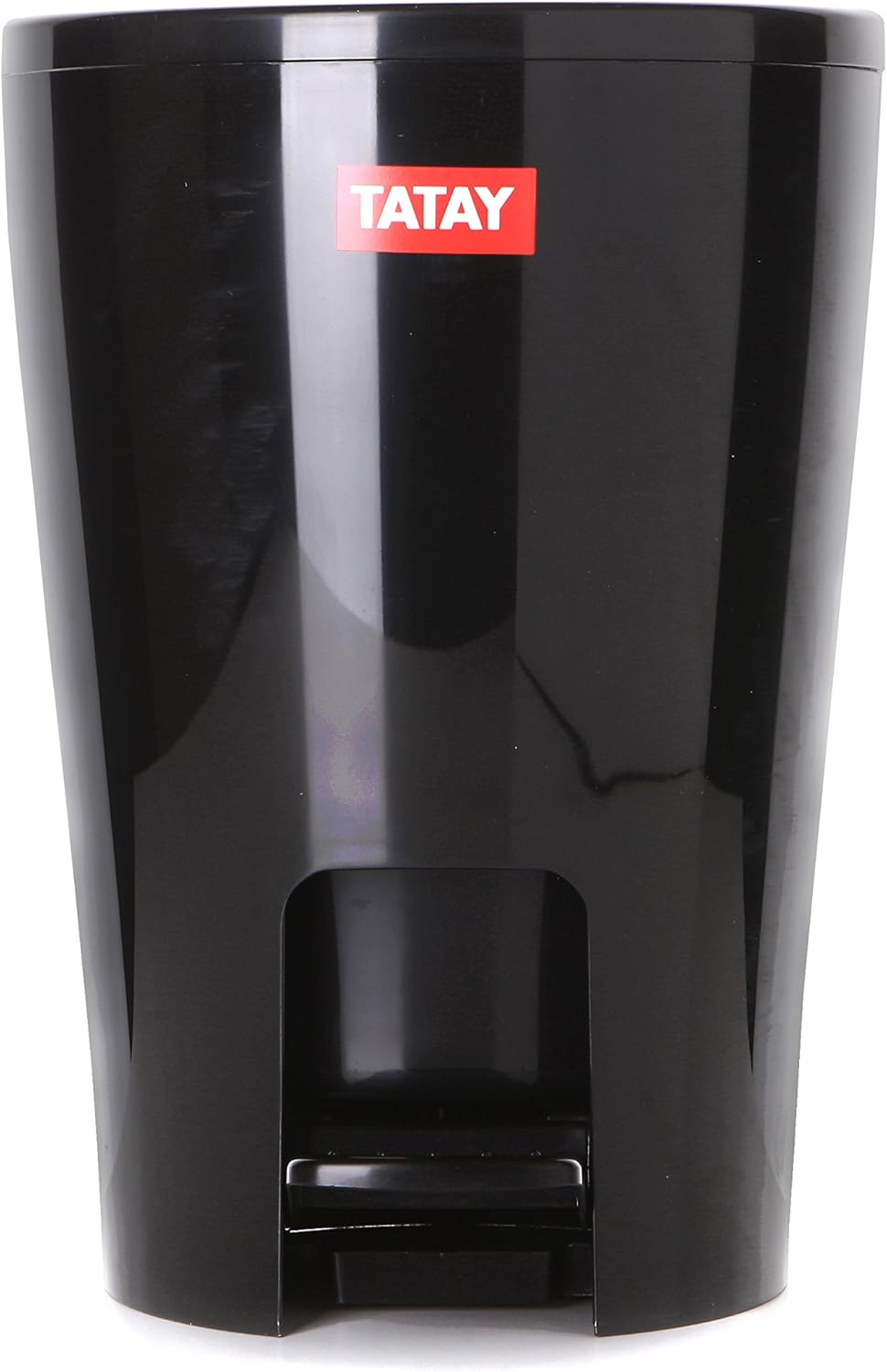 TATAY Badezimmer Mülleimer mit Pedal Diabolo 5L | Herausnehmbarer Inneneimer mit Griff | Praktisches